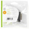 DVI-Adapter - DVI-D 24+1-Pins Male - VGA Female 15p - Vernikkeld - Recht - PVC - Zwart - Polybag