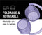 Fresh 'n Rebel Clam Fuse - Draadloze Over-Ear Koptelefoon - ANC Ambient Sound Mode - Paars