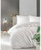 Satin King - Dekbedovertrekset - 100% katoen satijn - 240 x 220 cm - Wit (2 stuks)