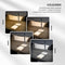 SBR Spectrum - Bureaulamp - Dimbare LED verlichting - 4 lichtkleuren - Zwart