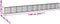 vidaXL - Schanskorf - 1100x50x100 - cm - gegalvaniseerd - ijzer - zilverkleurig