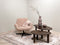 Livingfurn - Fauteuils Daphne Brique - Roze - Stof