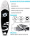 SereneLife SUP board - Antislip Opblaasbare Paddle Board met Peddel, Pomp, Leash en Accessoires