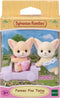 Sylvanian Families 5697 tweeling woestijn vos-fluweelzachte speelfiguren