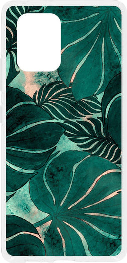 Hoesje Siliconen Geschikt voor Samsung Galaxy S10 Lite - Design Backcover siliconen - Meerkleurig / Monstera