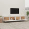 vidaXL - Wandkasten - 2 - st - 100x30x35 - cm - massief - grenenhout - wit