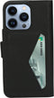 Mobiparts iPhone 13 Pro - Classic Wallet Case - Ruimte voor pasjes - Zwart