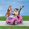 Step2 Whisper Ride Loopwagen in Roze - Duwauto / Loopauto met duwstang - Voor kinderen vanaf 1,5 jaar