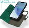 iMoshion Hoesje Geschikt voor iPhone 14 Hoesje Met Pasjeshouder - iMoshion Uitneembare 2-in-1 Luxe Bookcase - Donkergroen