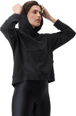 Röhnisch Hoodie Essential Dames Biologisch Katoen Zwart Mt 3xl