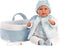 Llorens soft body babypop Mimo met reiswieg en speen 40 cm