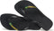 Havaianas Brasil Logo Slippers - Unisex Zwart - Maat 33/34