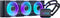 Phanteks Glacier One 360D30 - Vloeistofkoelsysteem processor - afmeting radiator: 360 mm - (voor Intel LGA: 115x, 1200, 1700, 2011, 2011-3, 2066 - AMD AM4, AM5, SP3, sTRX4, sWRX8, TR4) - 3x 120 mm RGB Fans