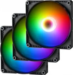 Phanteks SK D-RGB PWM 3-pack - Ventilatorhuis - 3-pack - 120mm - PWM - 1.500rpm - RGB - Zwart/Wit
