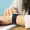 imoshion Milanees Watch bandje - Geschikt voor Fitbit Versa 4, Versa 3, Sense 2, Sense - Zwart - One Size