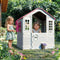 Dolu 2578 - Speelhuisje - Huisdierluikje - Roze/Wit