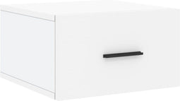 vidaXL - Nachtkastje - wandgemonteerd - 35x35x20 - cm - wit