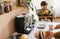 Béaba Babycook Smart® - 4-in-1 Stoomkoker & Blender - Geïntegreerde Weegschaal, Touchscreen & Recepten - Glazen Kom - Donkerblauw - Babyvoeding bereider