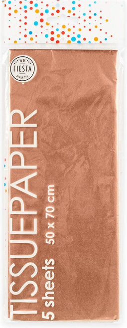 Globos Tissuepapier 10 Vellen Rose Goud, 50x70cm