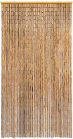 vidaXL - Vliegengordijn - 120x220 - cm - bamboe