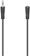 Hama 00205121 - Audiokabel 3.5mm - 500cm - Zwart