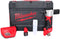 Milwaukee M12 BPRT-201X 12V Li-Ion accu Blindklinknagel set (1x 2,0Ah accu) in HD box - 9000N
