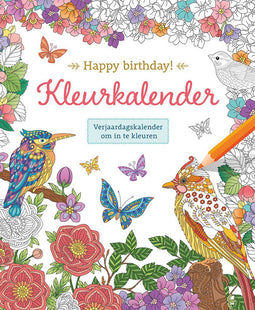 Kleurkalender Deltas Happy birthday