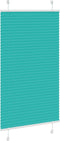 vidaXL - Plissé - rolgordijn - 75x150 - cm - stofbreedte - 74,4 - cm - petrol - groen