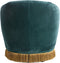 Light & Living Fauteuil Galati - Velvet - Petrol