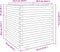vidaXL - Plantenbak - 70x70x72,5 - cm - massief - grenenhout - wasbruin