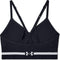 Under Armour UA Seamless Low Long Bra Dames Sportbeha - Zwart - Maat S