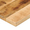 vidaXL - Tafelblad - rechthoekig - 50x30x2,5 - cm - massief - ruw - mangohout