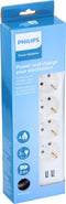 Philips 4-voudige Stekkerdoos - SPN3042WA/10- 230V - Wit - met USB