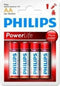 Philips AA Power Alkaline Batterijen - 4 stuks