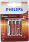Philips AAA Power Alkaline Batterijen - 4 stuks