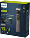 Philips All-in-One Series 9000 MG9540/15 - 13-in-1 - Multigroom - Baardtrimmer - Voor baard lichaam en haar - met OneBlade - Donkergrijs