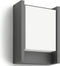 Philips Arbour buitenwandlamp - warmwit licht - breed