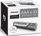 Philips Batterijen Aaa Industrial Zilver/groen 10 Stuks