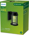 Philips Bellini wandlamp rond - zwart - E27