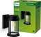 Philips Bellini wandlamp rond - zwart - E27