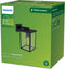 Philips Bellini wandlamp vierkant - zwart - E27