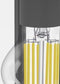 Philips Bellini wandlamp vierkant - zwart - E27