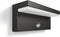 Philips Bustan buitenwandlamp - met sensor - antraciet