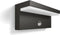 Philips Bustan buitenwandlamp - met sensor - antraciet