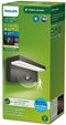 Philips Bustan wandlamp - Ultra Efficient - antraciet - met sensor - 3,8W