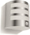 Philips Calgary buitenwandlamp - met sensor - roestvrij staal