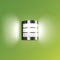 Philips Calgary muurlamp - inox - 60W