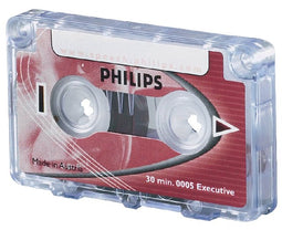 Philips - Cassette dicteer philips lfh 0005 2x15min met clip | 10 stuks
