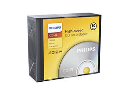 Philips - Cd-r philips 80min 700mb 52x sl (10) | 12 stuks