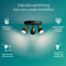 Philips Conduit Spot - Plafondspot met drie lichtpunten - Zwart met goud design - GU10 LED fitting - Ronde basisplaat